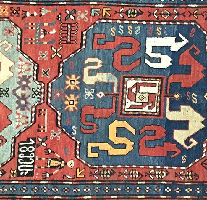 Antique Cloudband Kazak | Kazak	4′ x 8′