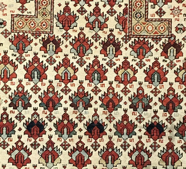 Turkish Shirvan Prayer | Shirvan 4′ x 5′
